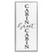Stupell Industries Sweet Cabin Vertical Words Framed Giclee, design by Lux + Me Designs
